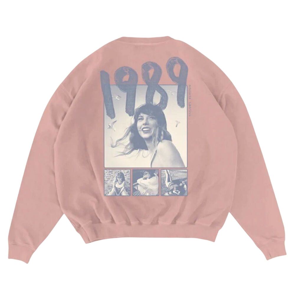 TAYLOR SWIFT 1989 (Taylor’s Version) Pink Crewneck, Size M, New w/o Tag SOO